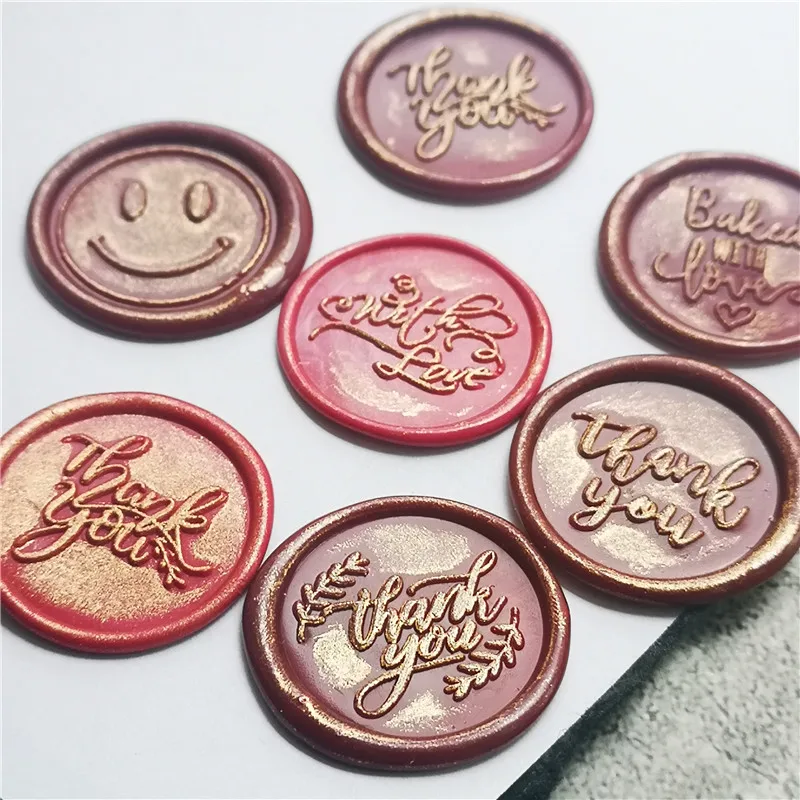 Smile Face brass stamp wood handle,DIY Ancient Seal Retro Stamp,Personalized Wax Seal High Quality Exquisite Paint Wax Seal