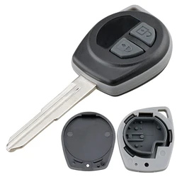 2 Buttons Car Key Fob Case Shell Replacement Auto Remote Cover Fit for SUZUKI Vitara Swift Ignis SX4 Liana