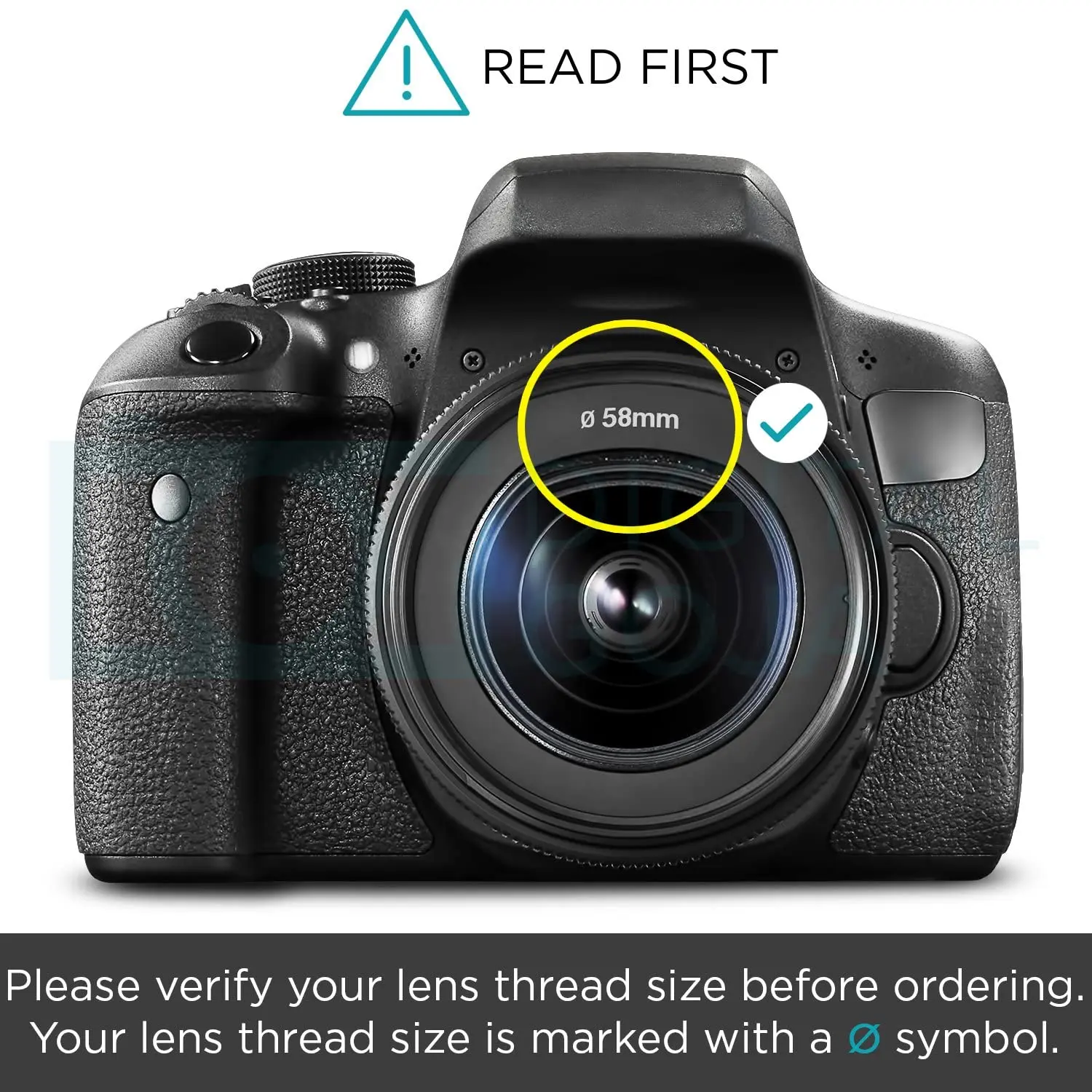 58mm Tulplenskap – Compatibel Met Canon 18-55mm Lens Voor EOS 4000D T/m 1000D