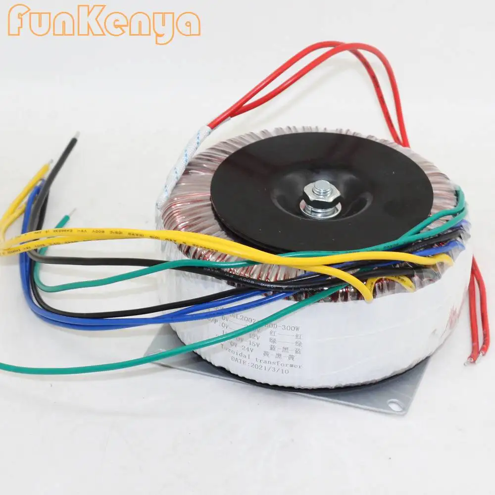 

Toroidal Transformer 200W Copper 110V 120V 220V 230V 380V Custom Input Output Voltage Primary 0-115V 0-230V