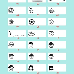 Stempel auf Bestellung für den DIY -Kleidungsnamen für die DDIY Water School Jungen Lehrer Schüler Schüler Personalisiert für den Käufer nicht scheitern 8 Personalisierte Hauptverkäufe - №5