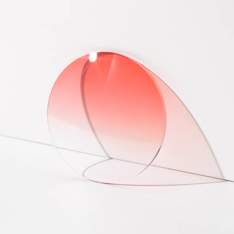 ZIROSAT Aspheric Tinted color MR-8 1.61index Super Tough Optical Glasses Prescription Lenses Strong Anti Reflective for Rimless