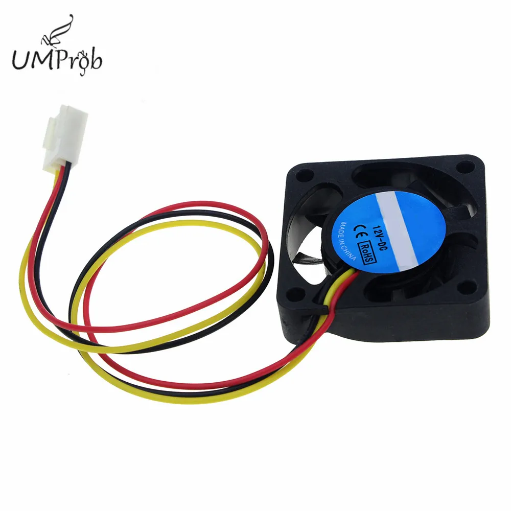 DC 12V Mini Cooling Fan 2Pin /3Pin Cooler Brushless Chipset Heat Sink Small Exhaust Fan For 3D Printer Diy Kit