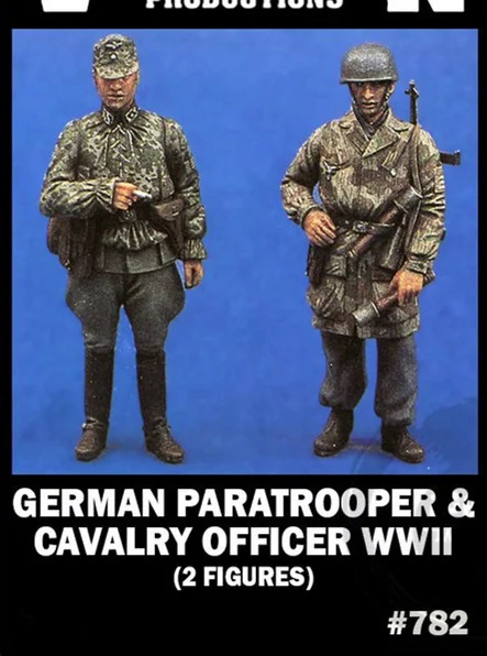 1/35 Resin Figure model kits History Military Airborne and armored officers Unassembled and unpainted