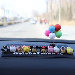 10Pcs PVC Creative Doll Car Center Console Model Ornaments Cute Auto Dashboard Animal Decorations Car Accessories Gifts Toys