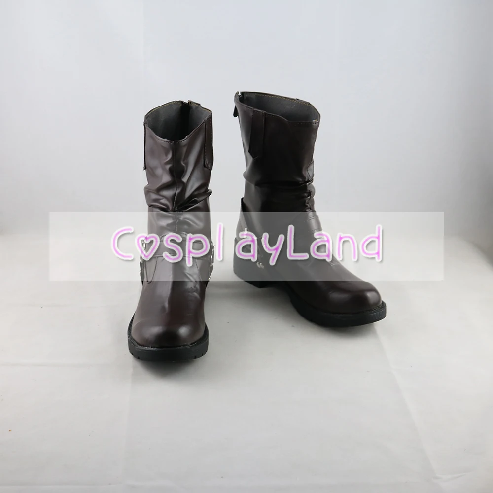 Twisted Wonderland Savanaclaw Ruggie Bucchi Cosplay Laarzen Schoenen Zwarte Mannen Kostuum Aangepaste Accessoires Halloween Party Schoenen