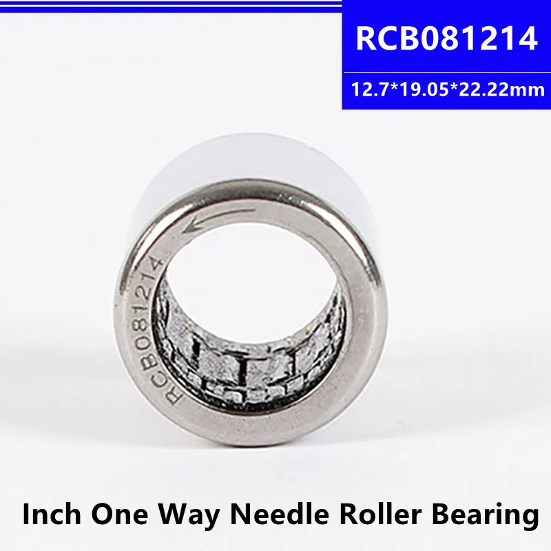 100pcs RCB081214 12.7*19.05*22.22mm Inch One Way Clutch Needle Roller Bearing 12.7x19.05x22.22mm