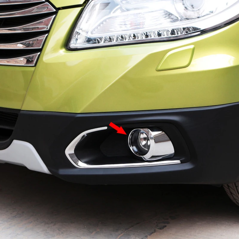 

Для Suzuki SX4 S-Cross 2014 2015 2016 из АБС-пластика, хромовые автомобильные передние противотуманные фары светильник тумана светильник кольцо крышки отделкой автомобильные аксессуары 2 шт.