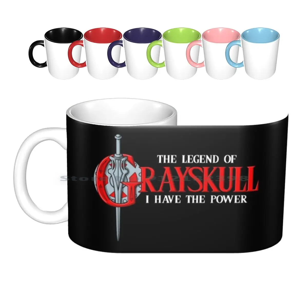 The Legend Of Grayskull Ceramic Mugs Coffee Cups Milk Tea Mug Grayskull Castle Grayskull Battle Cats Cat Skeletor He Man He Man