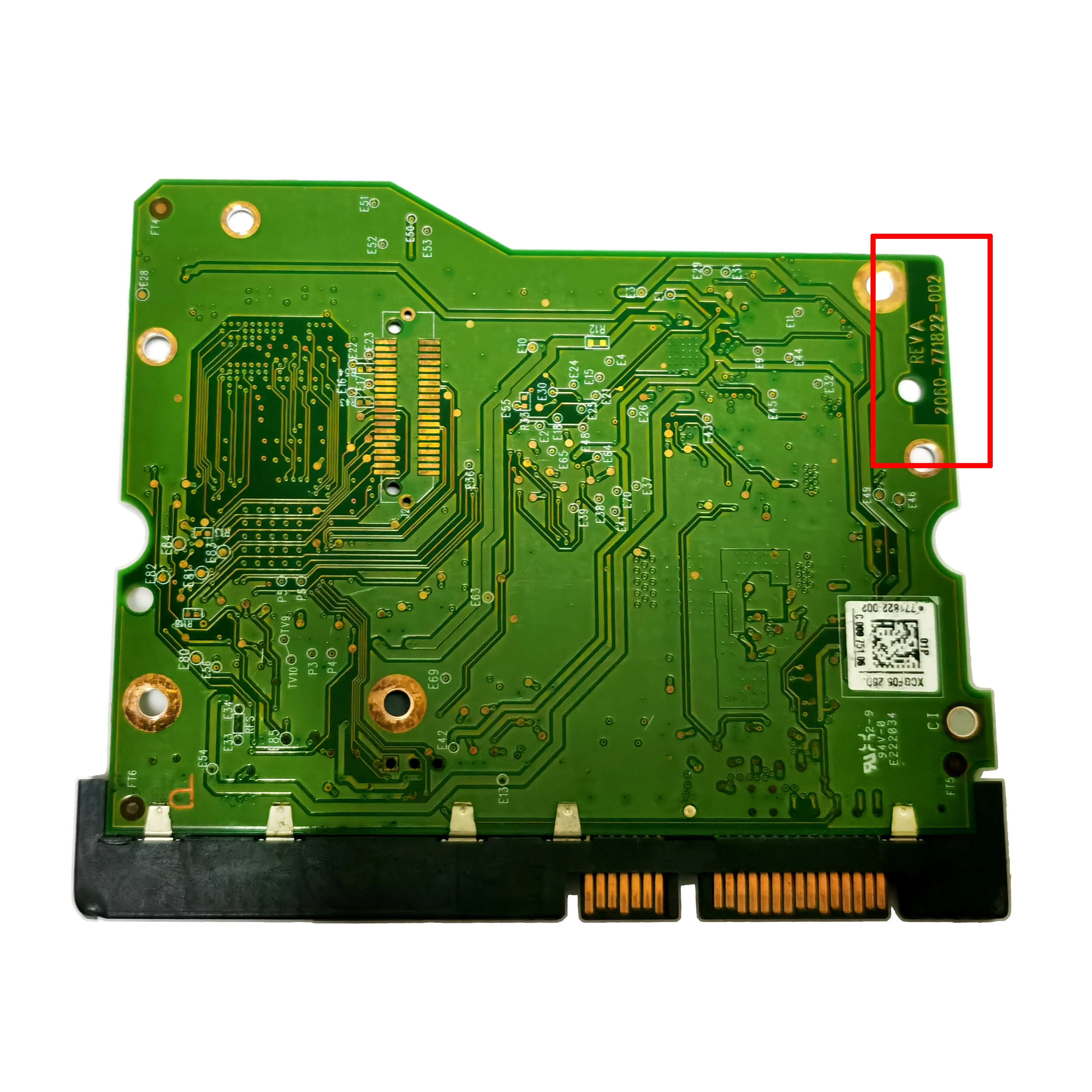 Placa PCB HDD 771822, circuito impreso 2060-771822-002 REV A P1 para WD 3,5 pulgadas 2060-771822-002 REV A 771822-H02 AE
