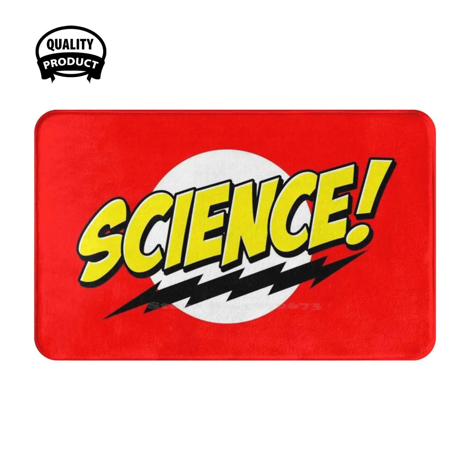 Science! Soft Cushion Home Carpet Door Mat Car Rug Science Scientist Nerd Geek Engineering Comic Theory Sheldon Bazinga