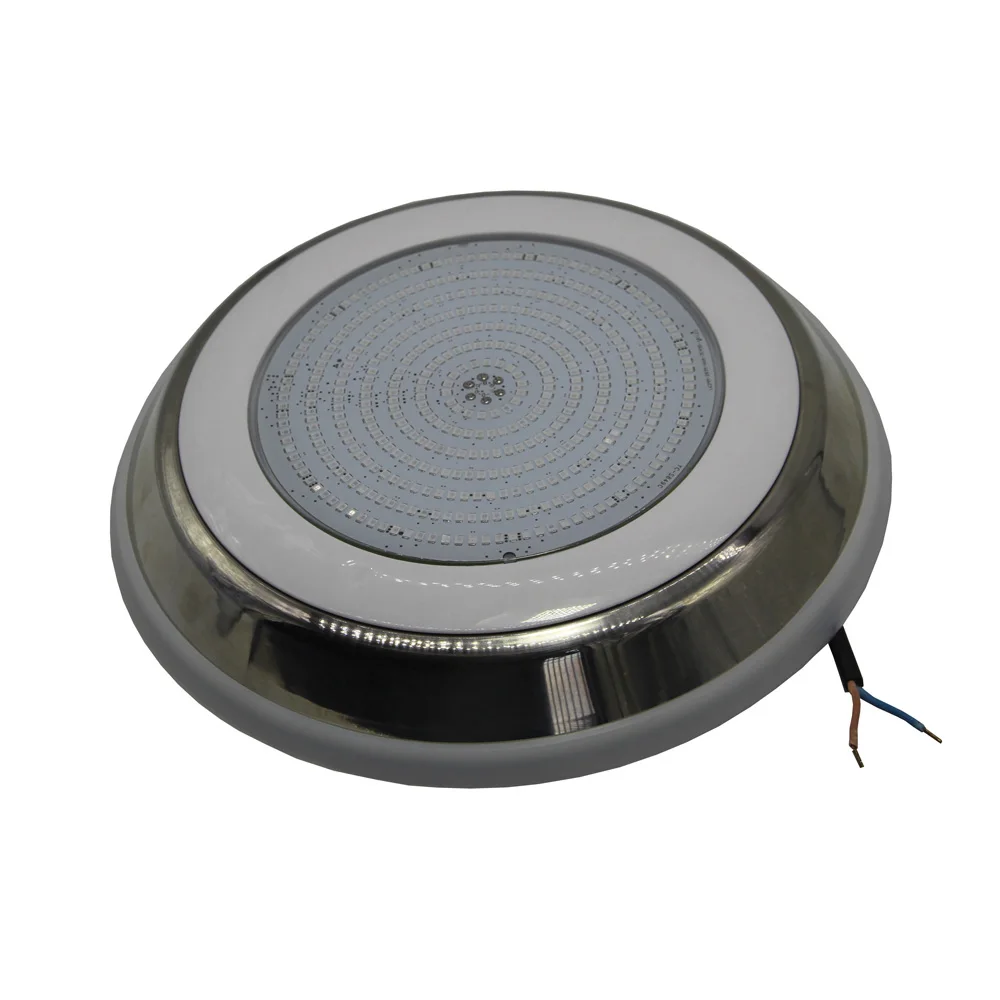 

Pool LED Underwater Light 18W 42W RGB Switch on/off Synchronouse Resin Filled Flat Wall Mounted 316 Stainless Steel IP 68 Blue