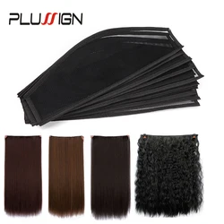 Plussign-ヘアクリップネット,黒,140d,六角形,ポニーテール作り,ヘアエクステンション素材,新着