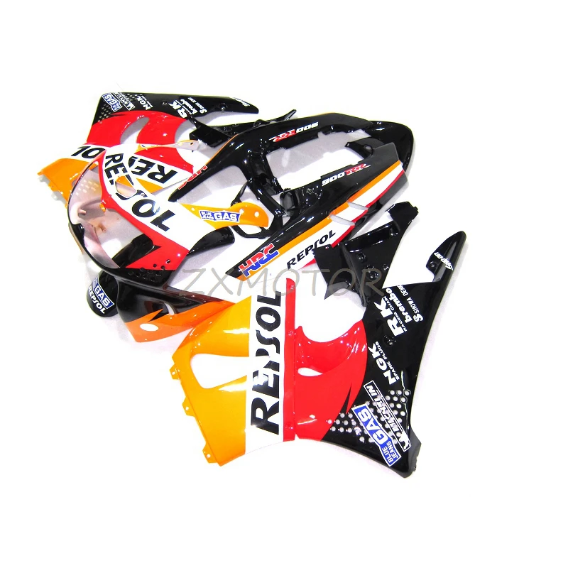 Suitable for HONDA CBR900RR 893 1996 1997 Orange Repsol Bodywork fairings CBR893 cbr893 96 97 Motorcycle Fairing Kit CV09