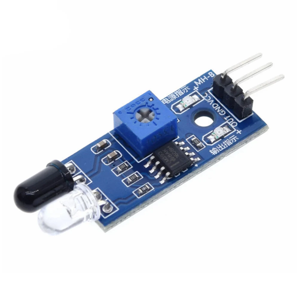 10PCS 3PIN DIY Smart Car Robot Reflective Photoelectric IR Infrared Obstacle Avoidance Sensor Module