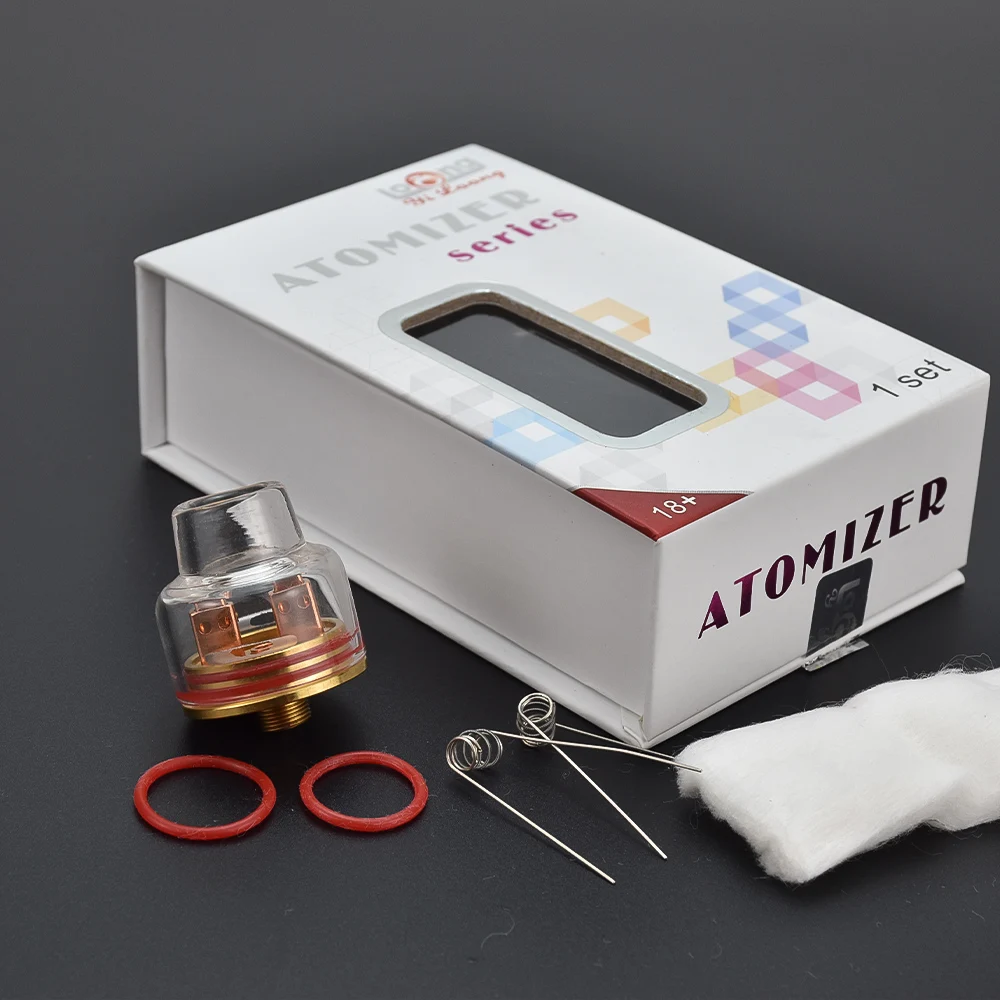 Atomizador de tanque reconstruible vs Dead Rabbit SE rda, bobina única o Dual de 24mm pin bf, rosca 510