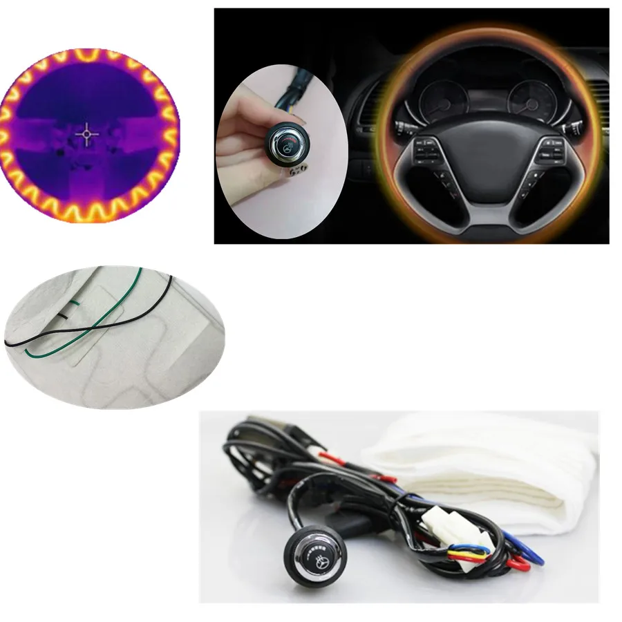 car steering wheel heater heated cover original Interior steering warm heateing electric Accessories for car premium quality