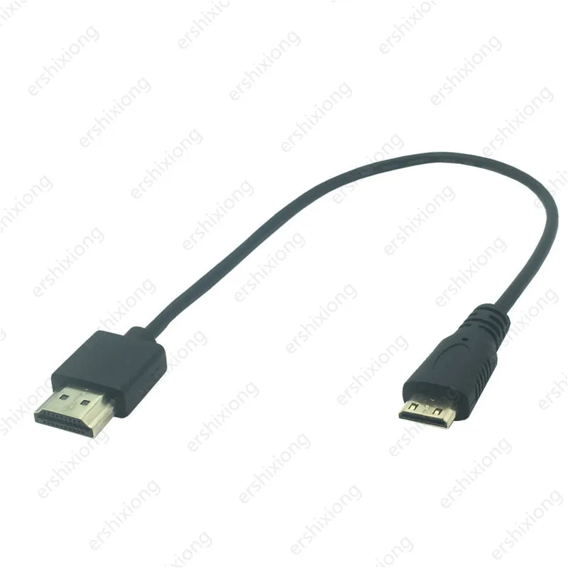 3mm OD kabel HDTV 4K * 2K HD @ 60hz męski do Mini HDTV i Micro HD męski Super miękkie cienkie kabel 30cm 60cm 100cm