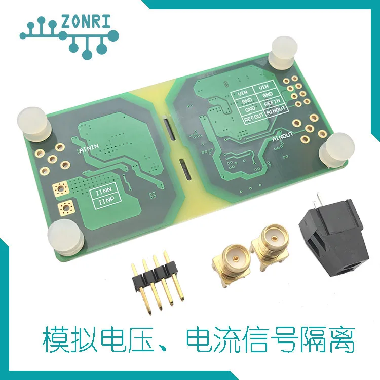 High Precision Analog Voltage/current Signal Isolation Module AMC1301 5V/minus 5V 5A/minus5A/200KHz Bandwidth ISO