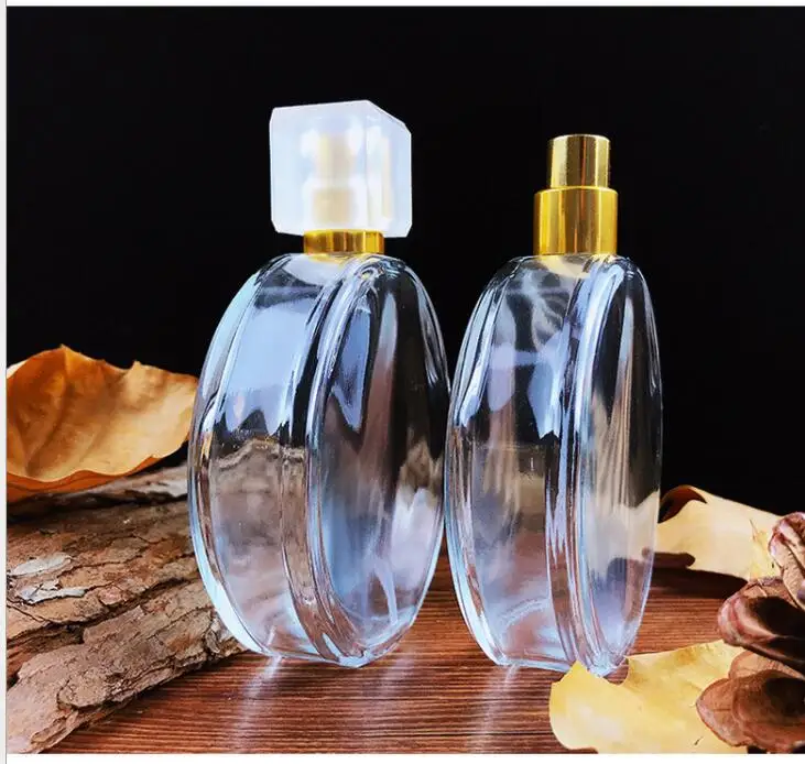 atomizer bottle 100ml Travel Transparent glass Empty Cosmetic Sample Spray Bottle Atomizer Can be used to dispense store most