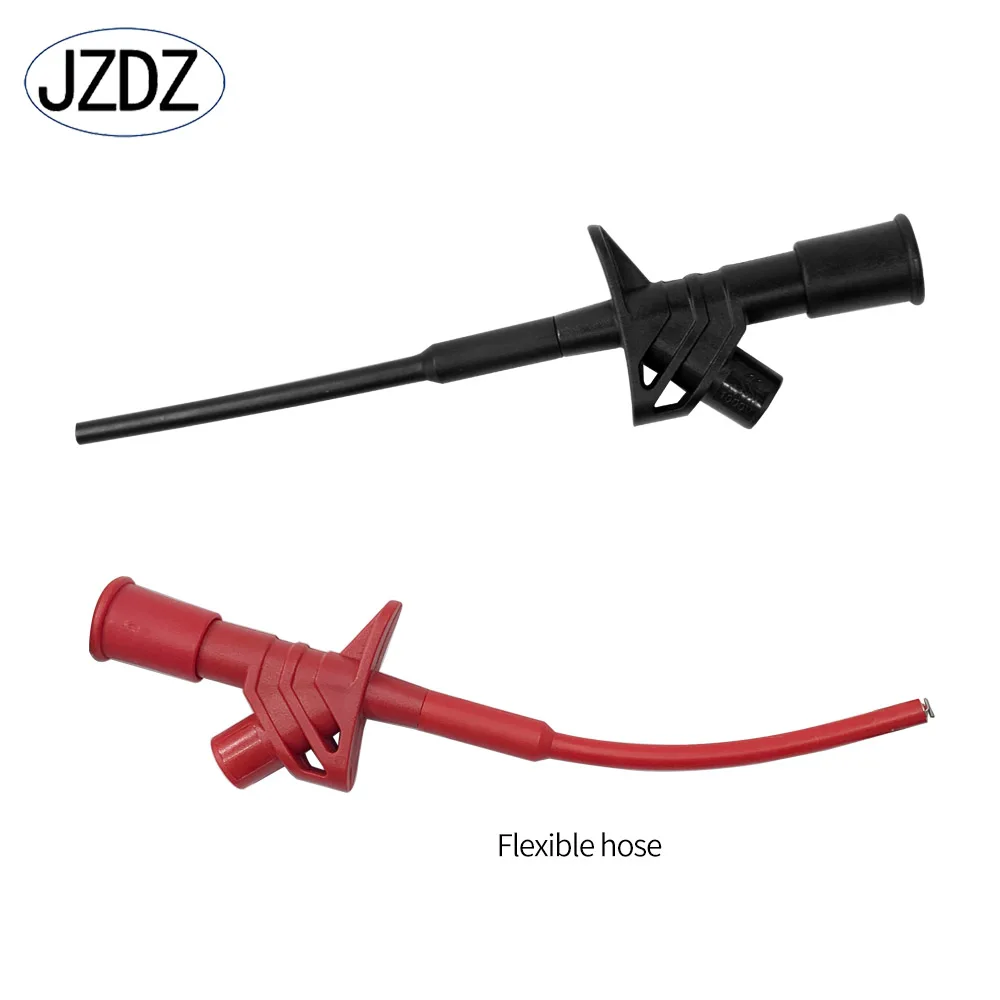 

JZDZ Quick Test Hook Clip Professional Insulated High Voltage Flexible Testing Probe 4mm Banana Socket J.30021