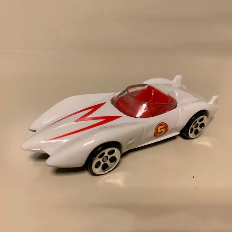 

White Color 1/64 Scale Metal Alloy Diecast mach 5 Racing Sports Car Van Model Toy for Collections Gifts for Kids