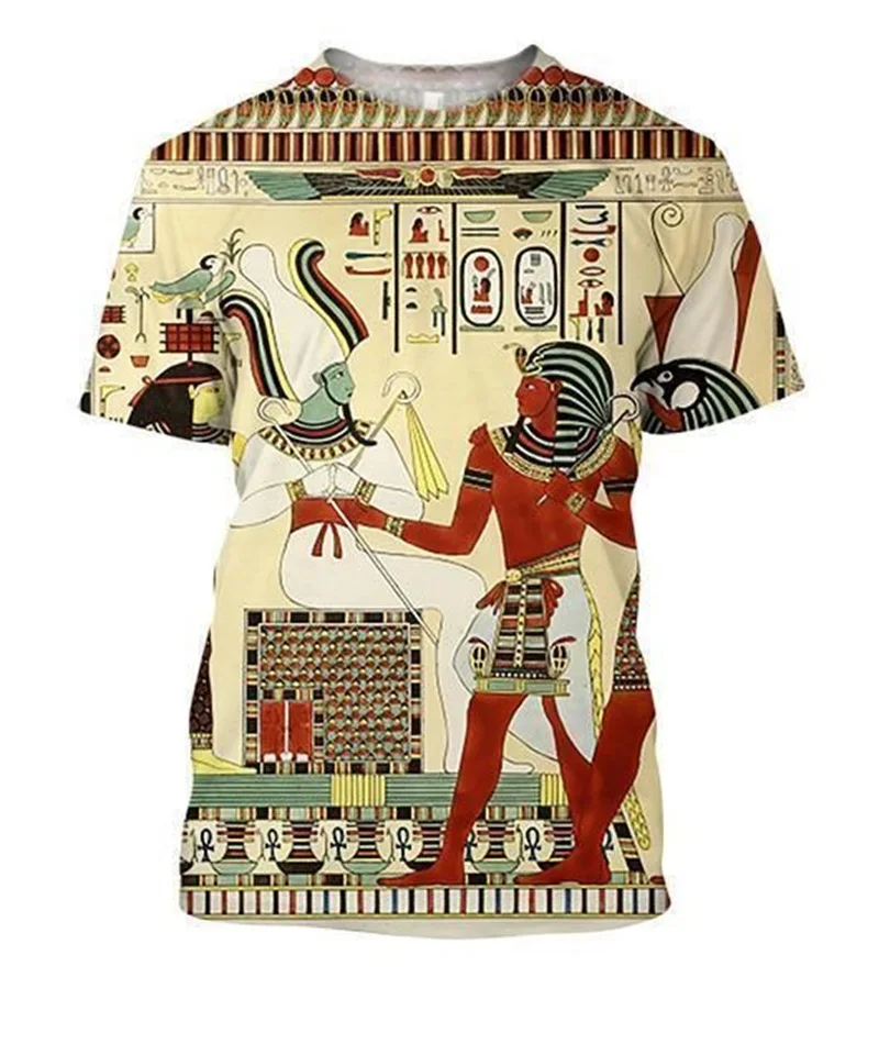 Eye of Horus And Egyptian God Symbols 3D Printed men t shirt Harajuku Fashion Short sleeve shirt summer Casual Unisex tshirt