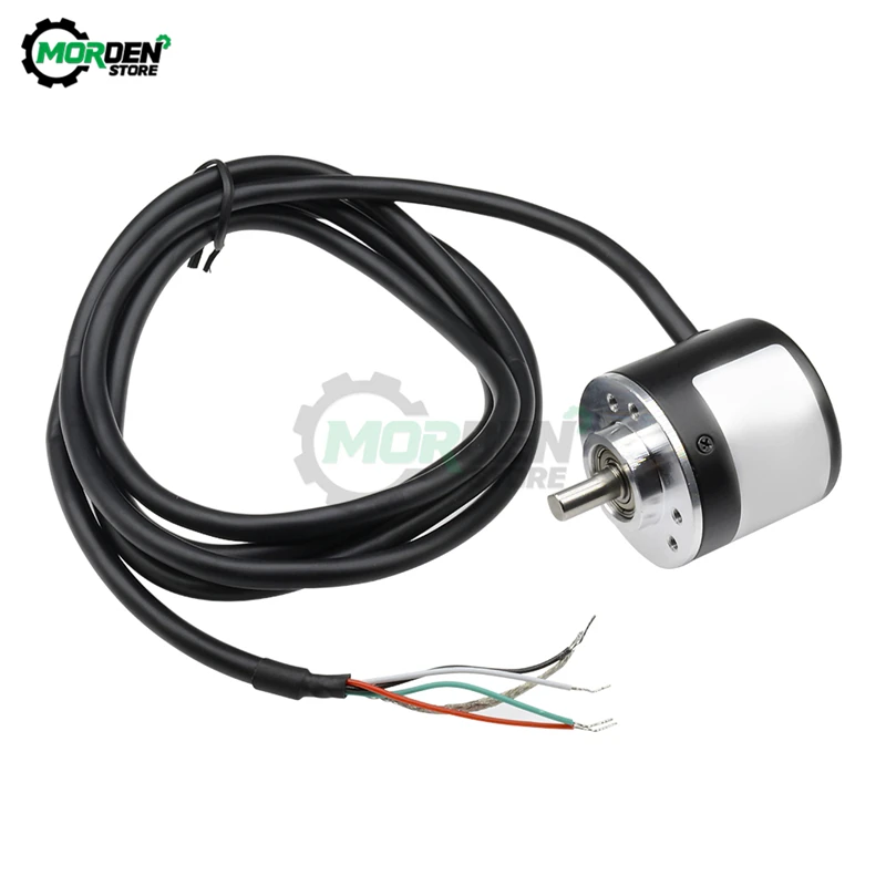 5-24V 600P/R 300P/R Incremental Optical Rotary Encoder AB Two-Phase 6mm Shaft 360R 600R Pulse Encoder