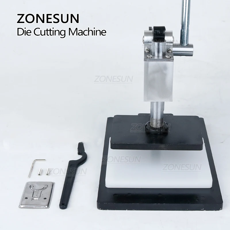 ZONESUN Leather Die Cutting Machine, Handmade Earring Cuts, Pressing Machine for Punching Clicker Die, Steel Rule Die