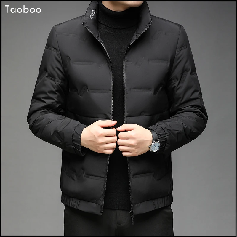 

Taoboo Brand Luxury Winter Jacket Men 2021 New Fashion Casual Business Men's Parka High Quality Stand-up Collar Down Jacket Men