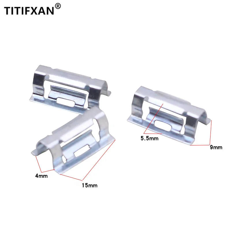 10 pçs console central do carro painel de navegação áudio fixadores metal cilps para volkswagen lavida passat b5 golf 7 touran santana