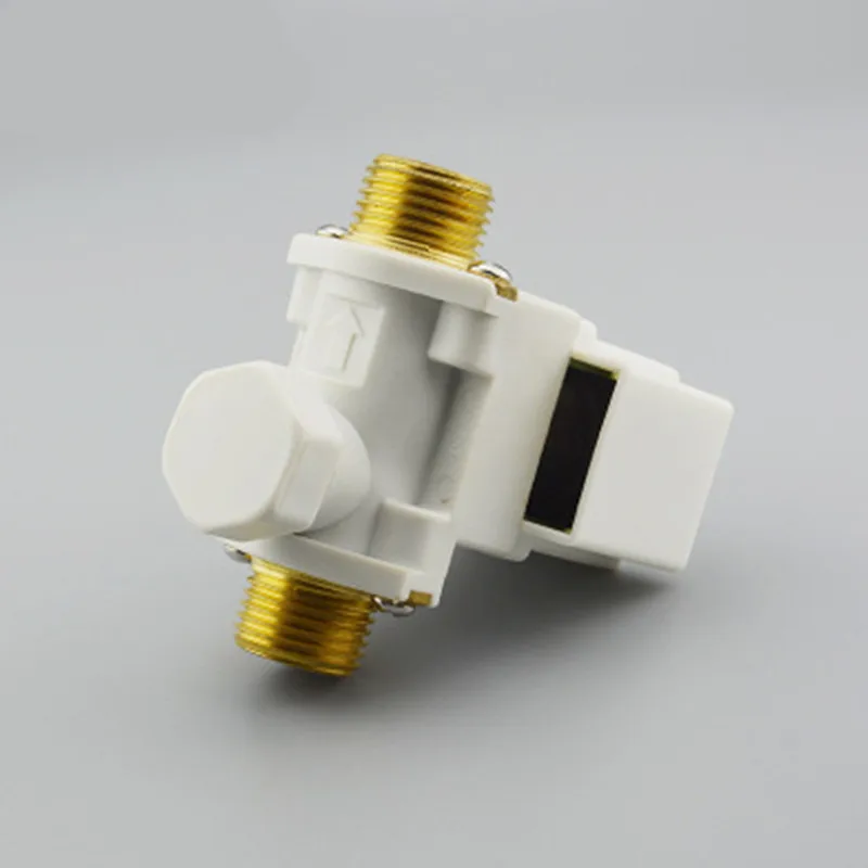 AC 220V Water Air N/C Normally Closed Open Pressure Solenoid Valve 1/2\