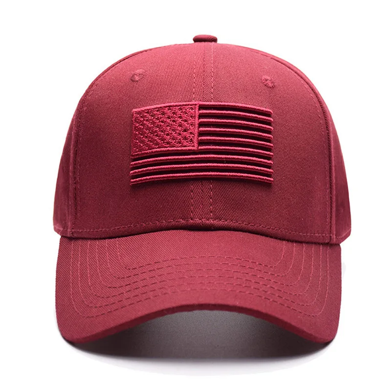 New Arrival Men Women Baseball Caps USA Flag Embroidery Cotton Snapback Unisex Outdoor Sports Sunshade Sun Caps Dad Hat EP0058