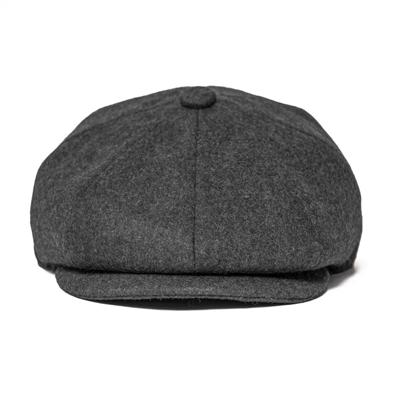 Jangoul Newsboy Caps Men Flat Cap Wool Blend Driving Hat Beret Male Herringbone Baker Boy Ivy Hats