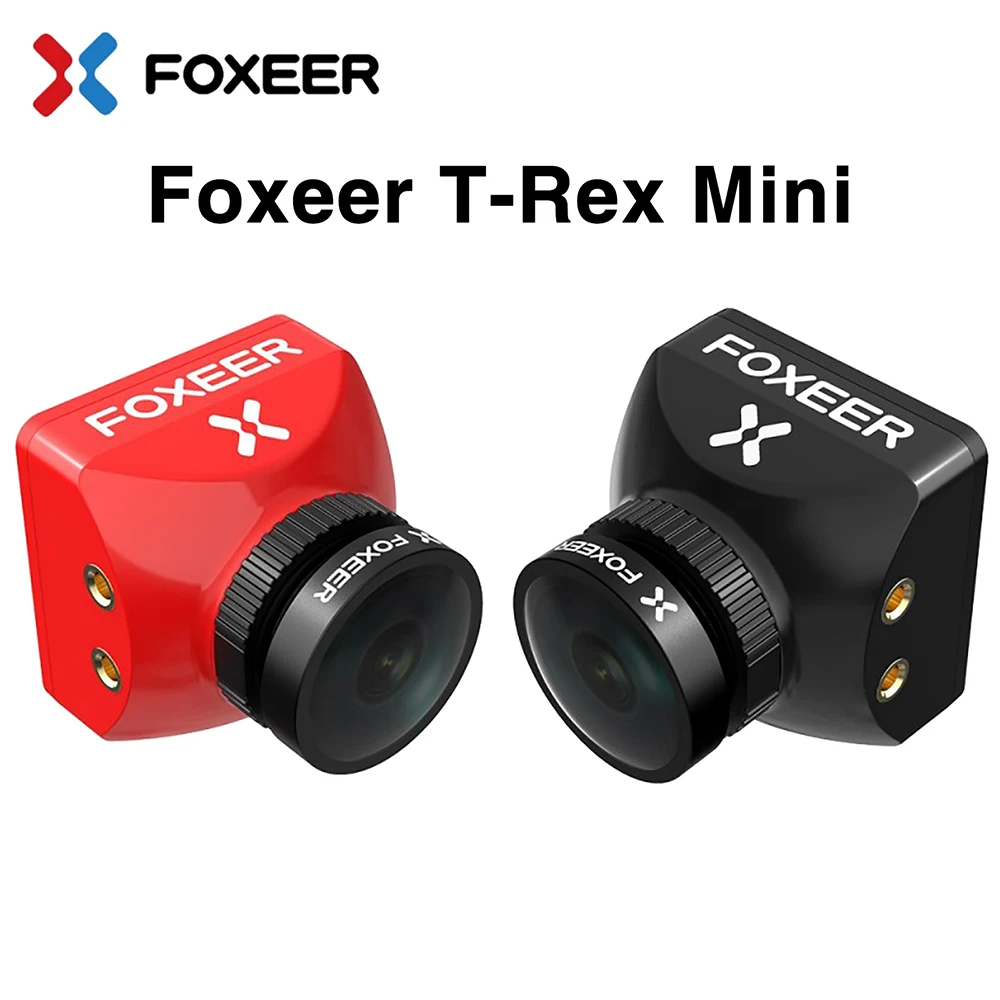 

Хорошее качество Foxeer T-Rex Mini 1500TVL 6 мс низкая задержка Супер WDR FPV камера для FPV гоночного радиоуправляемого дрона