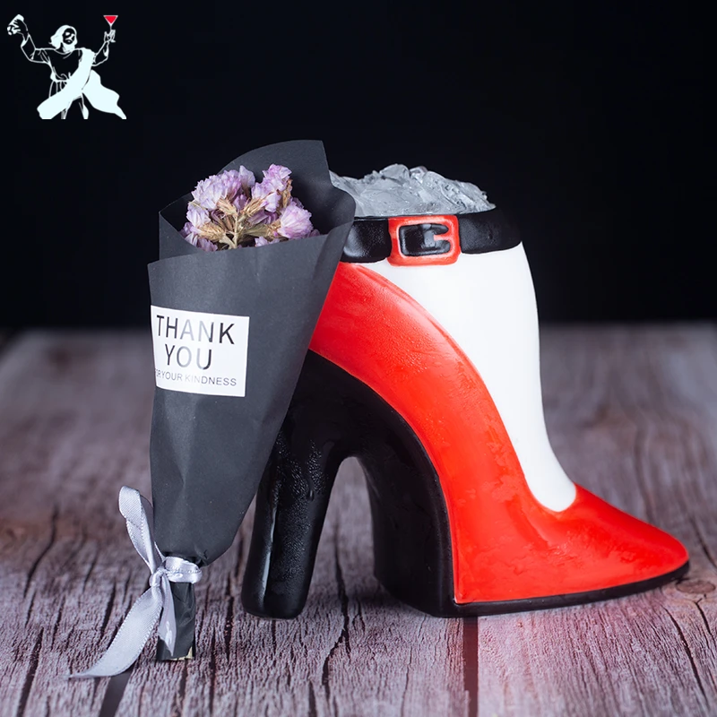 

500ml Ceramic Tiki Mug Creative Porcelain Beer Wine Mug Cup Bar Tools