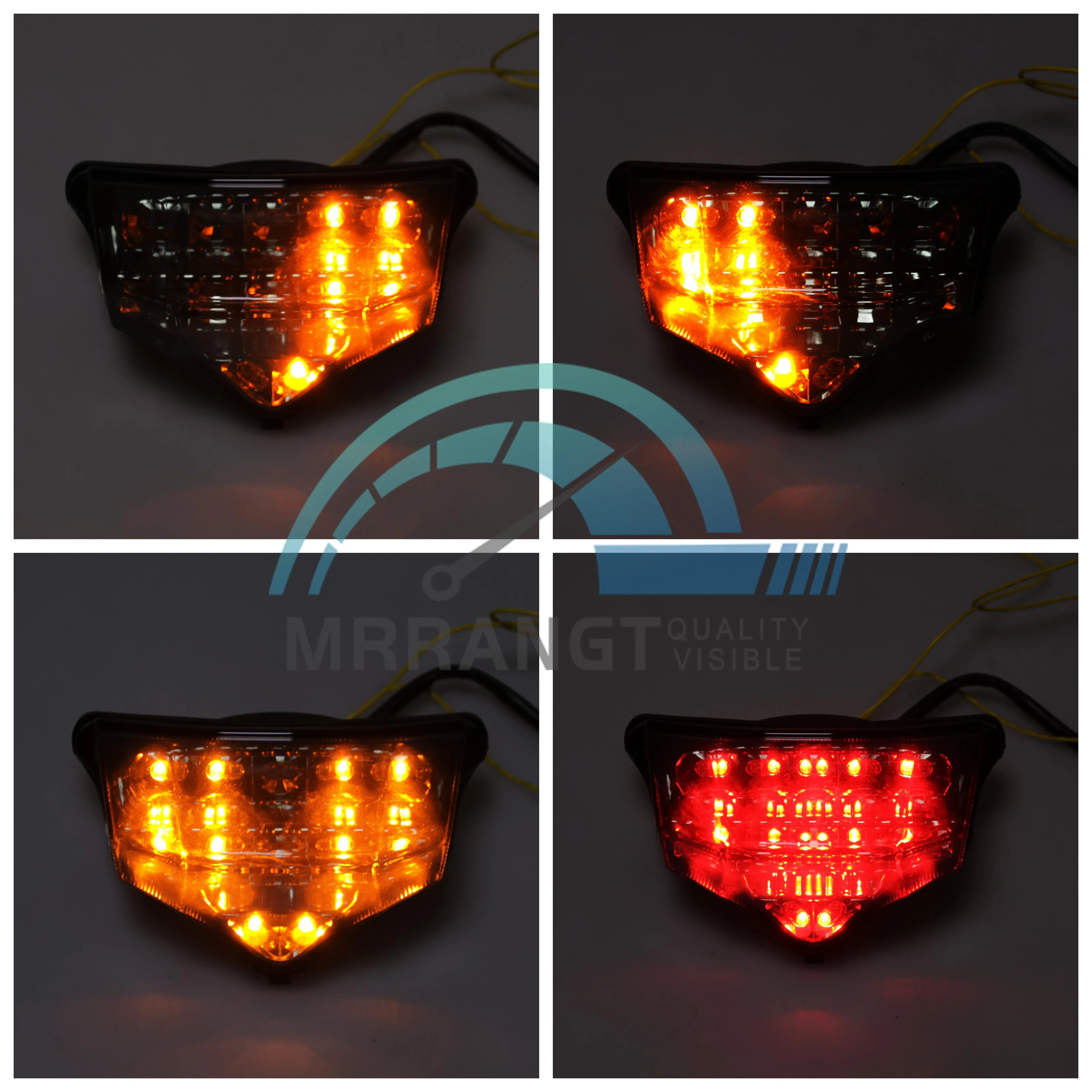 for Yamaha FZ600 FZ6 FAZER 2004 2005 2006 2007 2008 2009 Motorcycle LED taillights brake assembly with steering rear tail light