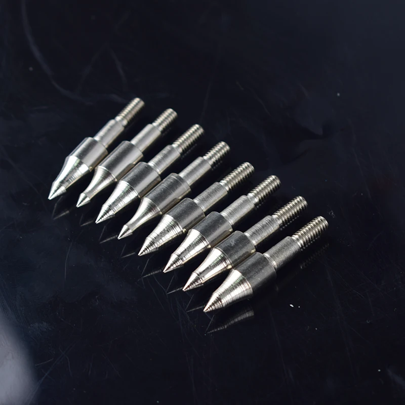 100grain archery heads for field, arrow tips, target tips, black, silver, sharp head, DIY accessories, 20PCs