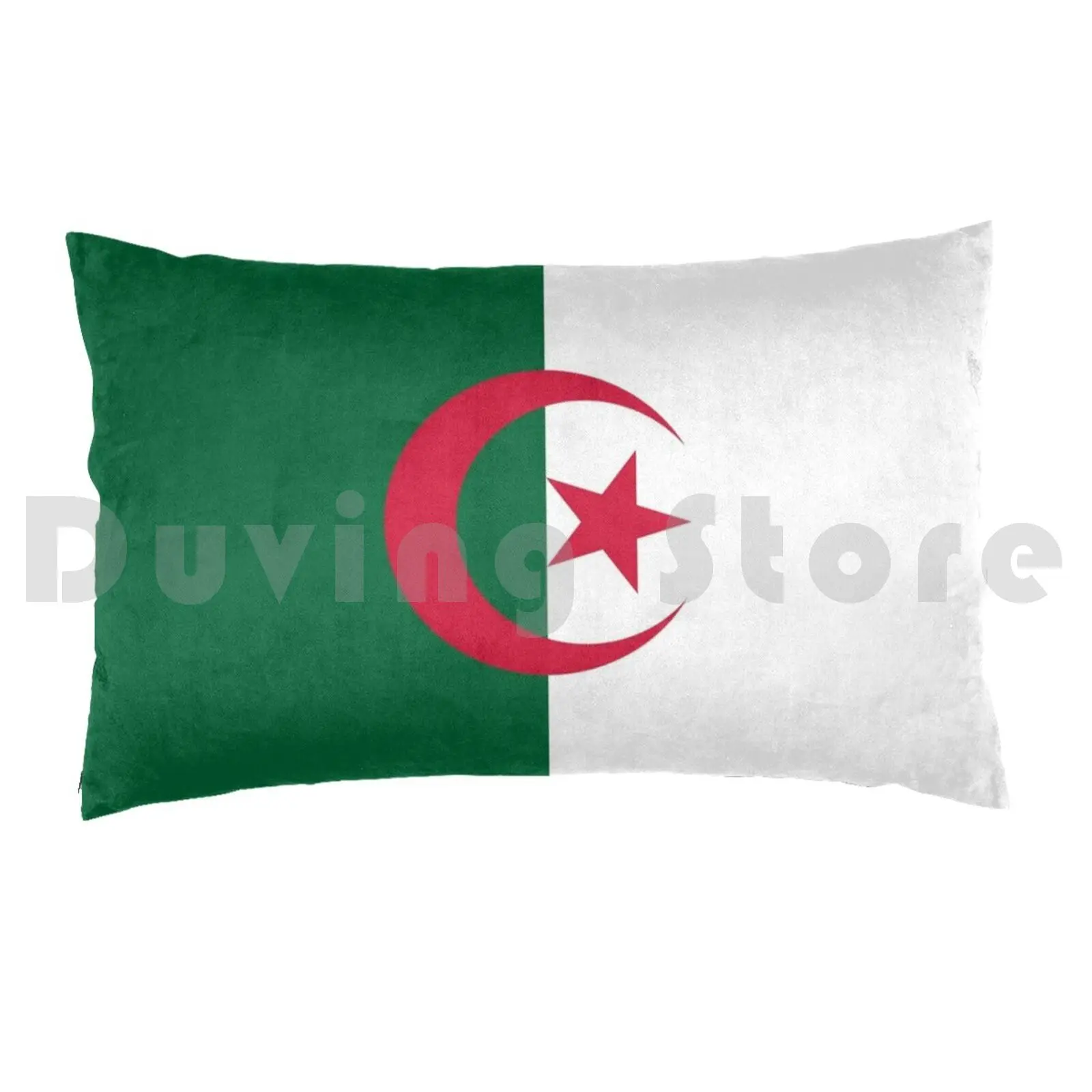 Algerian Flag Of Algeria Pillow Case Printed 50x75 Algerian Flag Algeria Algerian City Girls Algerian Family