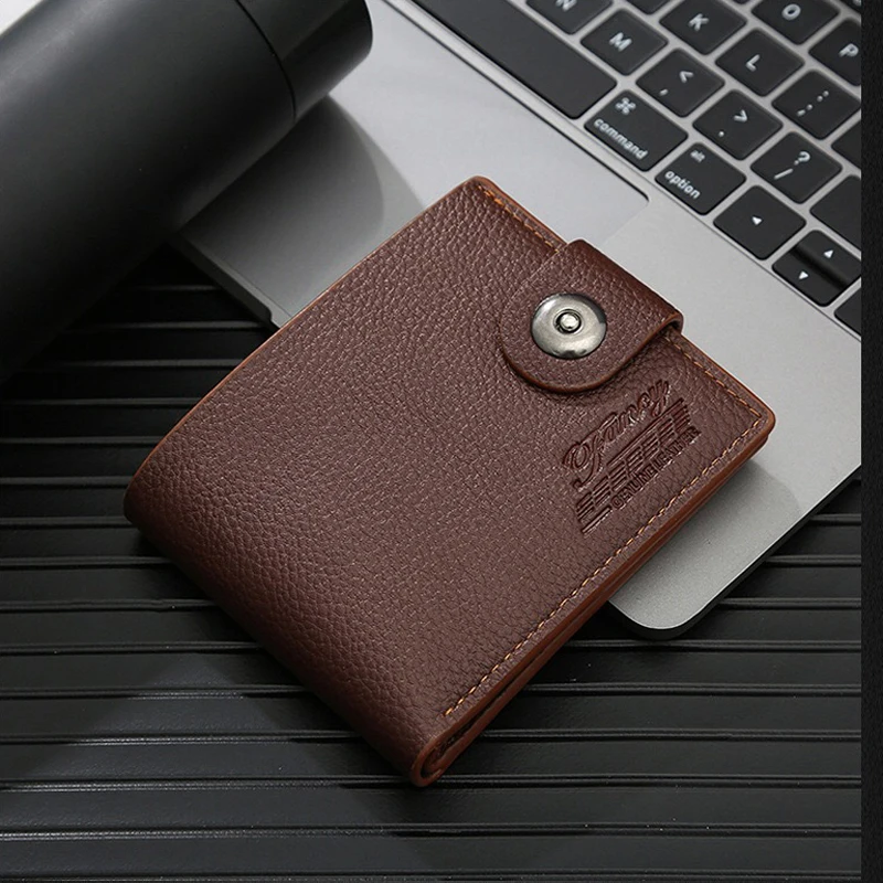 Men Watches  High Quality Quartz Wrist Watch with Folding Clasp Leather Wallet Gift Set for Men Boyfriend Dad Father\'s day Gifts
