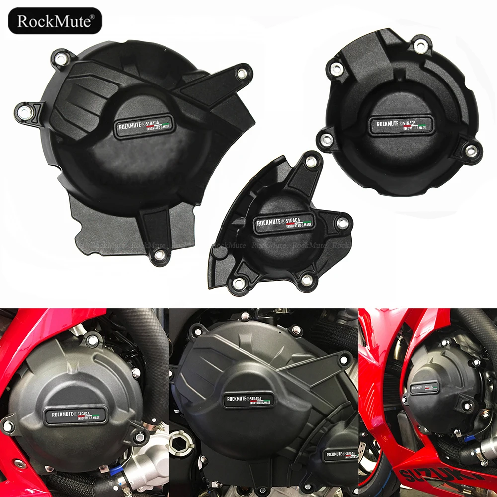 

Engine Guard Cover Protector For Suzuki GSX-R 1000 GSXR1000 2017-2021 Motorcycle Gear Box Case Crash Protection NOT GBRacing