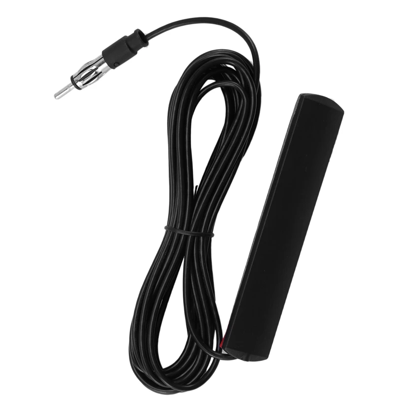 ANT-309 Car Radio Antenna - Universal Car FM Radio Antenna Patch Black Radio Antenna Amplifier Aerial Windscreen Mount 85-112MHZ