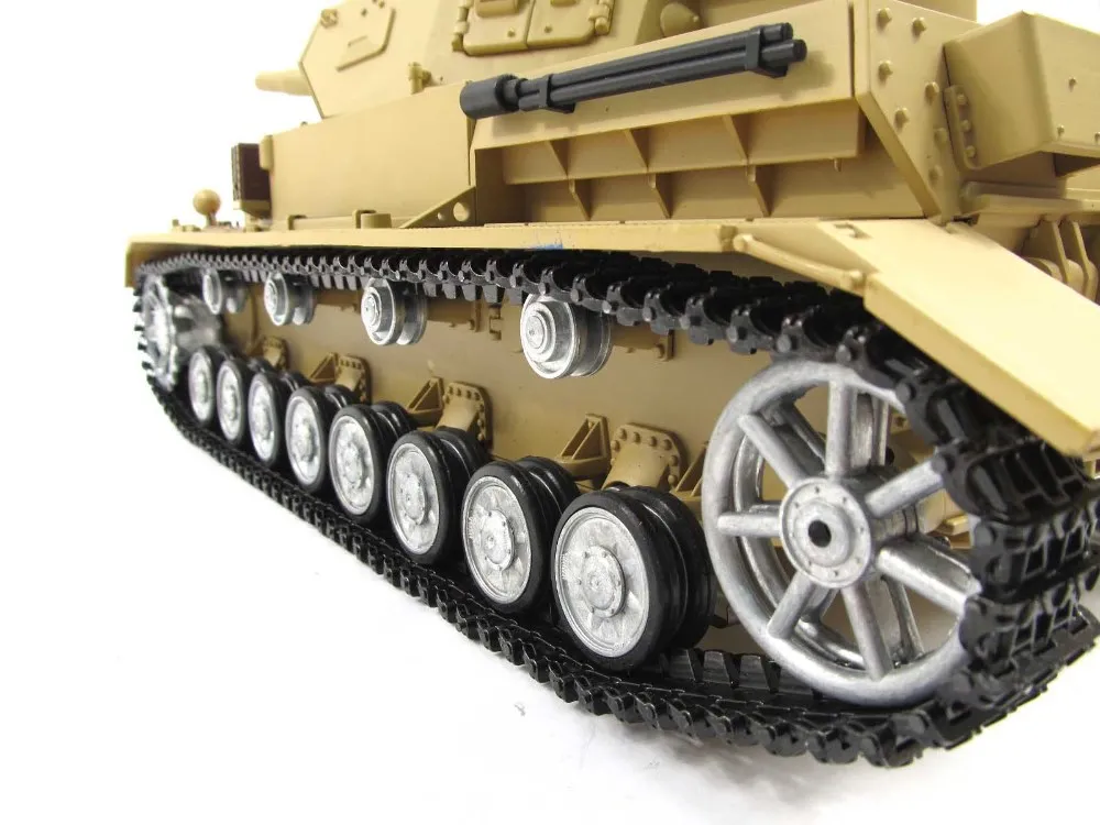 MATO1:16 Panzer IV Henglong 3858 3859 RC Tank Peças atualizadas Roda de rebocador de roda de estrada pesada de metal