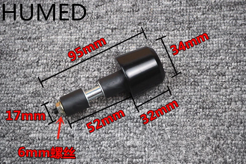 Motorcycle Anti Vibration Balance Handle Bar End Plug Grip Ends Caps for 22mm handlebar with 18mm-19mm inner hole Slider Weights