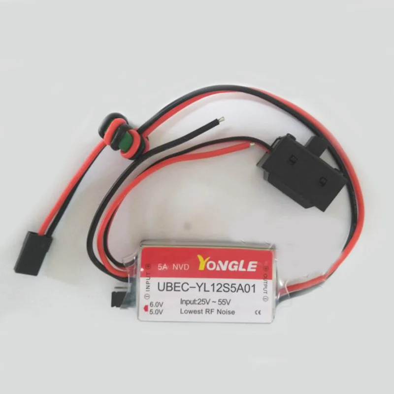 1pc 5A(10A) UBEC Fully Shielded Anti-interference 5v 6v 12v 8s-12s Switch Mode External Voltage Regulator for RC Model