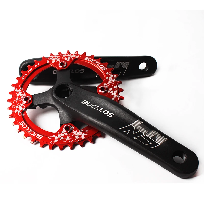 BUCKLOS 4pc 5pc Chainring Bolts 6.5mm 8.5mm Bike Chainwheel Screws Aluminum Alloy Bicycle Plate Screw for Single/double Crankset