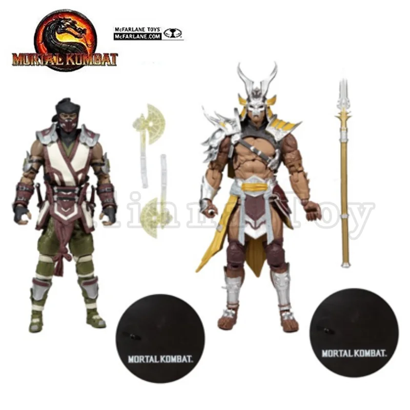 

McFARLANE 7inches Action Figure Mortal Kombat XI Sub-Zero Vs Shao Kahn Anime Model For Gift Free Shipping