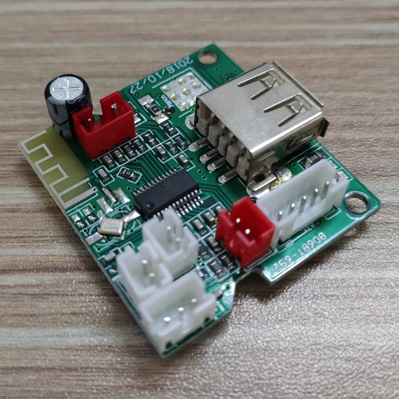 Bluetooth Decoding Board 806bt Upper and Lower Structure Read Card Read U Disk FM Radio 40 * 40MM Read Card Audio Parts