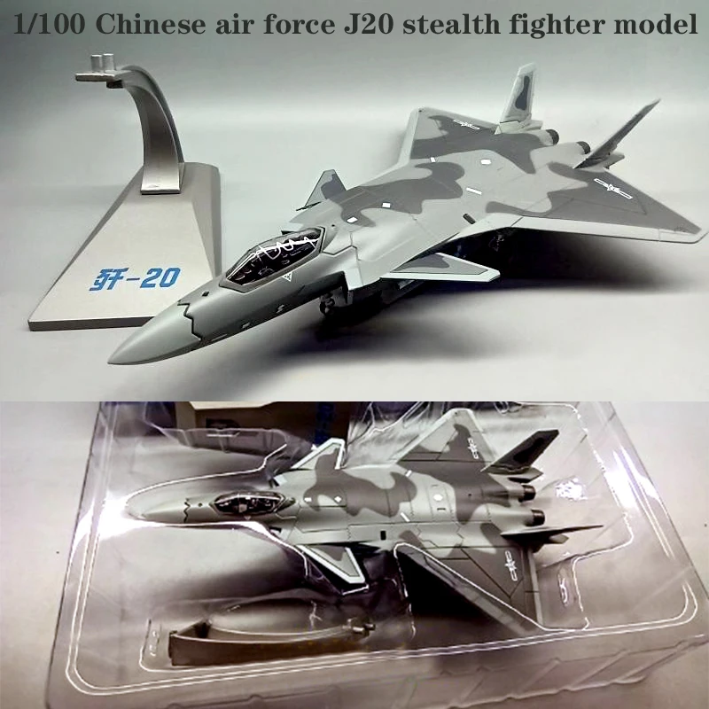 

1/100 Chinese J20 stealth fighter model Collection model of alloy products