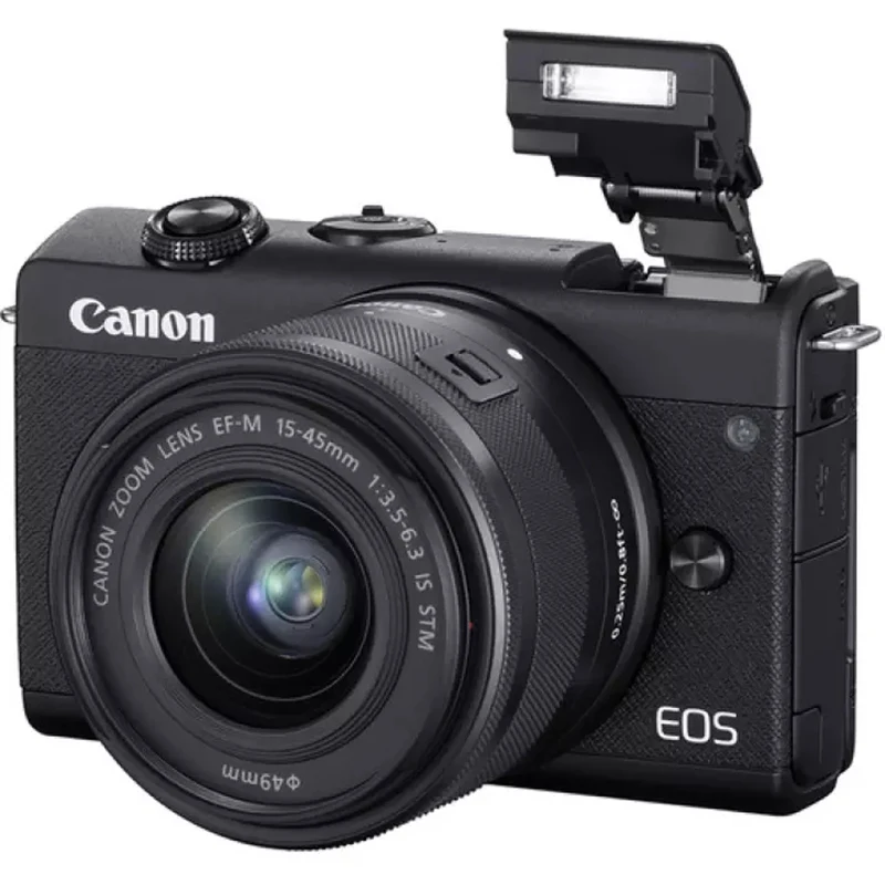 Canon M200 Mirrorless Digital Camera With 15-45mm Lens Vlogging Camera